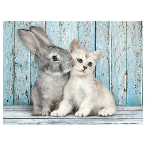 Clearance Puzzle High Quality Collection Cat & Bunny 500 Pezzi, Puzzle Adulti Puzzle 500 Pezzi