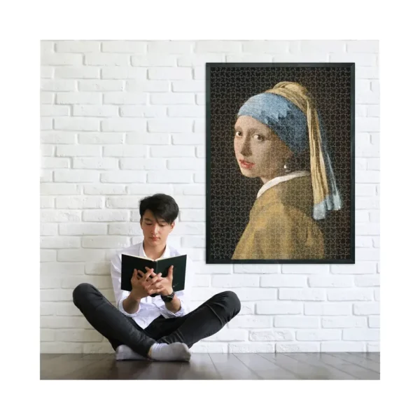 Sale Puzzle Museum Collection Vermeer, "Girl With Pearl Earring" 1000 Pezzi, Puzzle Adulti Puzzle 1000 Pezzi