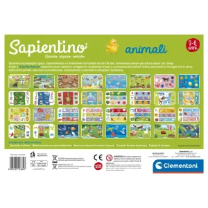 Clearance Clementoni Animali, Banchetto Con Schede Attivita' Primi Apprendimenti