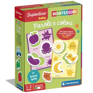 Cheap Clementoni Baby Montessori Parole E Colori Primi Apprendimenti