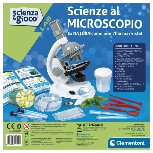 Outlet Clementoni Lab Scienze Al Microscopio Giochi Scientifici