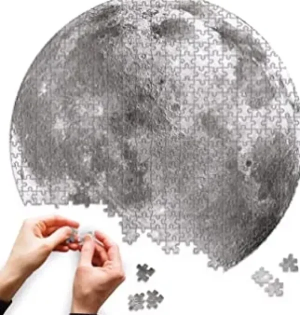 Sale Space Collection Round Moon 500 Pezzi Puzzle 500 Pezzi