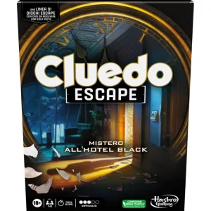 Fashion Cluedo Escape Mistero All'Hotel Black, Gioco Da Tavolo, Giochi In Versione Escape Room Da Risolvere 1 Volta Sola, Giochi Di Mistero, Dai 10 Anni In Su Giochi Di Strategia