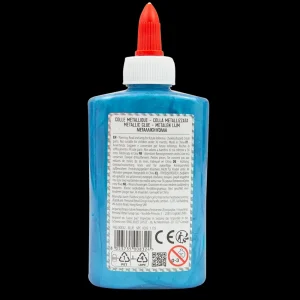 New Colla Metallizata 147 Ml Blu Mosaici, Sabbia, Glitter