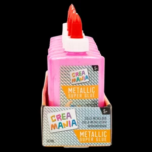 Store Colla Metallizzata 147 Ml Rosa Mosaici, Sabbia, Glitter