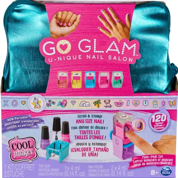 Flash Sale Cool Maker, Go Glam Pochette Decora Unghie, Kit Unghie Bambina, 5 Cartucce Con 120 Decorazioni, 3 Smalti Per Unghie Da Bambina, Giocattolo Per Bambine Da 8 Anni Moda, Gioielli, Decorazioni, Cosmetici