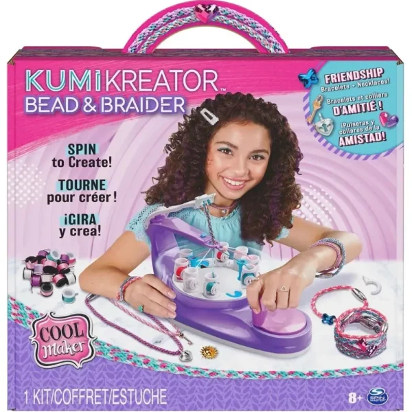 Discount Cool Maker, Kumikreator Con Perline E Charms | Macchina Per Creare Collane E Braccialetti Dell'Amicizia | Giochi Creativi Per Bambini E Bambine Dagli 8 Anni Moda, Gioielli, Decorazioni, Cosmetici