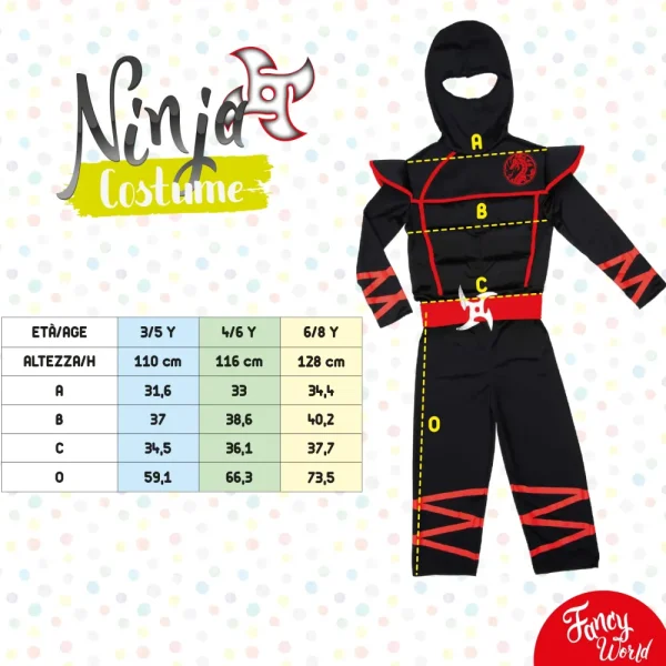 Shop Costume Da Ninja Travestimenti