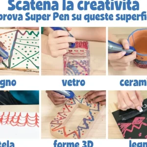 Online Super Pen Unicorno Neon, Gioco Per Sciogliere I Pastelli A Cera E Creare Disegni In Rilievo, Attivita Creativa E Regalo Per Bambini, Eta 8+ Cancelleria E Accessori