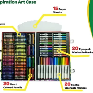 Store Valigetta Colori Arcobaleno Kit Creativo Con 140 Pezzi Assortiti, Eta Consigliata: 5-10 Anni Kit Artistici E Pittura