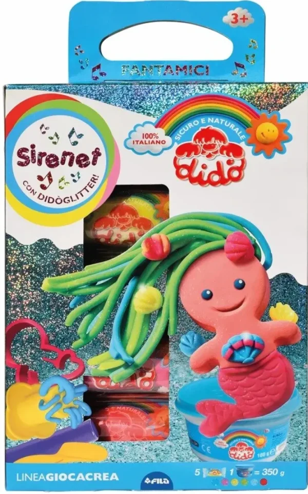 Discount Giocacrea Fantamici Sirenet Set Creativo Con Pasta Per Giocare Plastilina E Pasta Modellabile