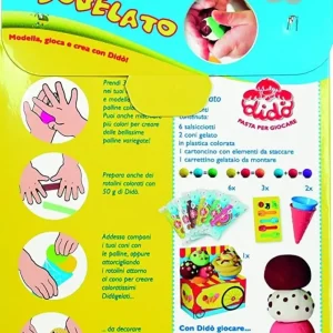 New Dido Giocacrea Gelato Plastilina E Pasta Modellabile