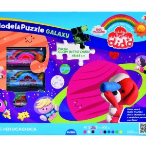 Discount Model & Puzzle Galaxy Maxi Puzzle Fosforescente E Pasta Per Giocare Plastilina E Pasta Modellabile