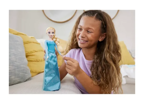 Hot Disney Frozen Elsa Bambola Con Abito Esclusivo E Accessori Ispirati Ai Film Disney Frozen 1, Giocattolo Per Bambini, 3+ Anni, Hlw47 Fashion Dolls