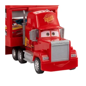 New Disney Pixar Mack Trasportatore, Camion Da 33 Cm Con Rampa Per Trasportare 12 Macchinine Macchinine Bambini