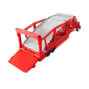 New Disney Pixar Mack Trasportatore, Camion Da 33 Cm Con Rampa Per Trasportare 12 Macchinine Macchinine Bambini