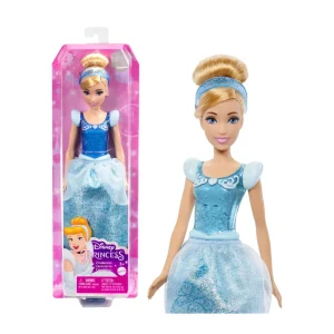 Store Cenerentola Bambola Snodata, Con Capi E Accessori Scintillanti Ispirati Al Film Disney, Giocattolo Per Bambini, 3+ Anni, Hlw06 Fashion Dolls