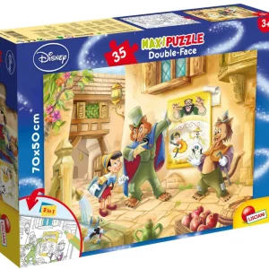 Outlet Disney Puzzle Df Maxi Floor 35 Pinocchio Puzzle Per Bambini