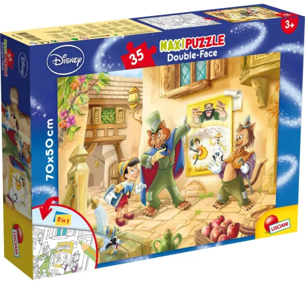 Outlet Disney Puzzle Df Maxi Floor 35 Pinocchio Puzzle Per Bambini