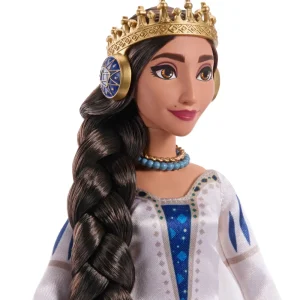 Best Disney Wish Regina Amaya Di Rosas, Bambola Snodata Con Abito Regale, Corona E Accessori Fashion Dolls