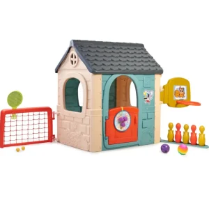 Best Casual 6 Activities House, Casetta Con 6 Divertenti Attivita, Colori Pastello, Per Bambini/E Dai 3 Anni Casette Per Bambini