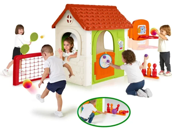 Store Casual 6 Activities House, Casetta Con 6 Attivita In 1, Per Bambini Dai 3 Anni Casette Per Bambini