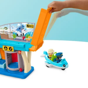 Outlet Fisher-Price Avventure In Aeroporto, Playset Con Nastro Trasportatore Dei Bagagli, Include 1 Aereo, 2 Personaggi E Bagagli Giochi Di Apprendimento