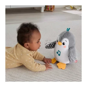 Sale Pinguino Dolci Coccole, Peluche Sensoriale Con Musica E Ali Che Si Muovono, Per Il Gioco Interattivo Da Distesi Sul Pancino, 0+ Anni, Hnc10 Giochi Musicali