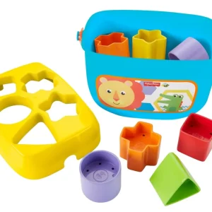 Outlet , Secchiello Con Cercaforme, 10 Blocchi Assortiti, Bambini 6 Mesi+ Giochi Impilabili