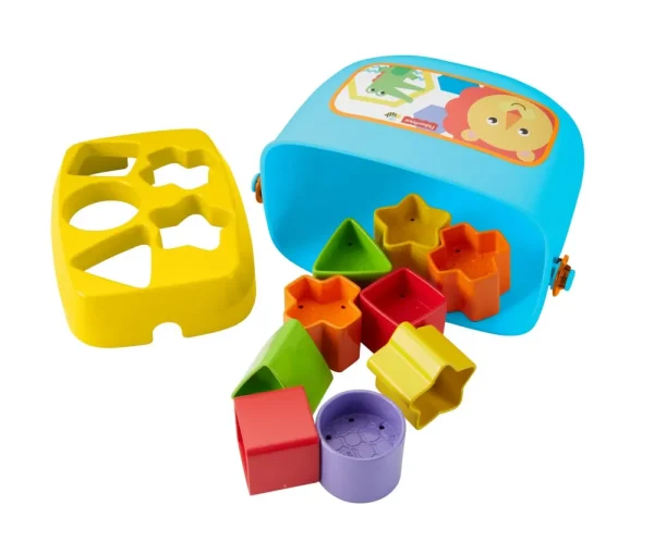 Outlet , Secchiello Con Cercaforme, 10 Blocchi Assortiti, Bambini 6 Mesi+ Giochi Impilabili