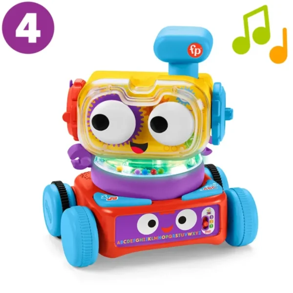 Flash Sale Tino Robottino 4-In-1, Giocattolo Educativo Con Luci E Suoni Per La Crescita Del Bambino Giochi Di Apprendimento