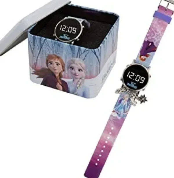 Discount Frozen 2 Orologio Con Charms Tin. Frozen Gift/Col Giochi Preziosi Gadget