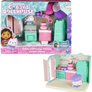 Best Sale , La Cucina Di Gattino Dolcetto, Mini Playset Stanze Della Casa, Giochi Per Bambini Dai 3 Anni In Su Case Delle Bambole