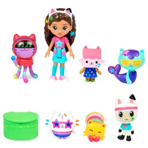 Outlet , Set Di Personaggi A Tema Festa Da Ballo Con Bambola Di Gabby, 6 Gatti Giocattolo E Accessori, Per Bambini Dai 3 Anni In Su. Fashion Dolls