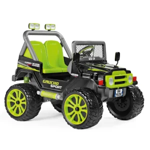 Outlet Gaucho Sport. Divertimento Esagerato Anche Sullo Sterrato! Fuoristrada Elettrico Per Bambini A 2 Posti. Dai 3 Anni, 12 V Cavalcabili Elettrici