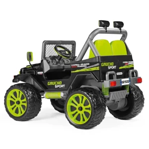 Outlet Gaucho Sport. Divertimento Esagerato Anche Sullo Sterrato! Fuoristrada Elettrico Per Bambini A 2 Posti. Dai 3 Anni, 12 V Cavalcabili Elettrici