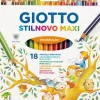 Discount Stilnovo Maxi Pastelli Colorati Triangolari Astuccio 18 Pz Cancelleria E Accessori