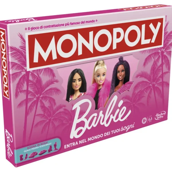 Sale Monopoly Barbie, Gioco Da Tavolo, Giochi Per Famiglie Per 2-6 Giocatori, Dagli 8 Anni In Su Giochi Di Societa Per Bambini