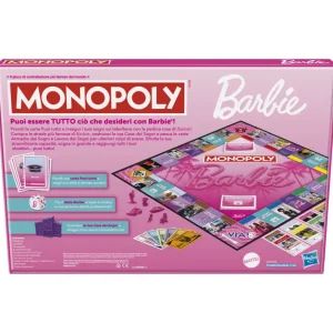 Sale Monopoly Barbie, Gioco Da Tavolo, Giochi Per Famiglie Per 2-6 Giocatori, Dagli 8 Anni In Su Giochi Di Societa Per Bambini