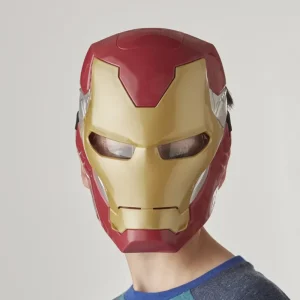 Flash Sale Hasbro Marvel , Maschera Flip Fx Di Iron Man, Con Effetti Luminosi, Replica Per Giochi D'Imitazione Action Figures