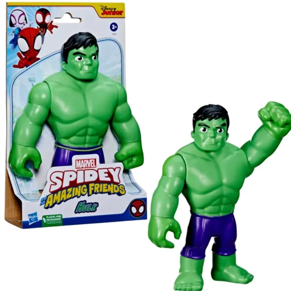 New Hasbro Marvel E I Suoi Fantastici Amici Action Figure Di Supersized Hulk, Giocattolo Per Eta Prescolare Dai 3 Anni In Su Mondi Immaginari