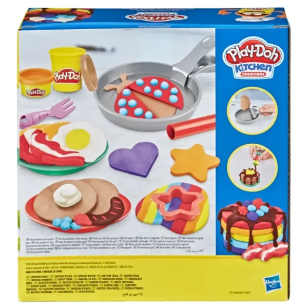 Sale Hasbro Kitchen Creations Flip 'N Pancakes, Per Bambini Dai 3 Anni In Su, Con 8 Colori, 14 Componenti Plastilina E Pasta Modellabile