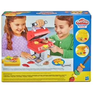 Fashion Hasbro Kitchen Creations Barbecue, Per Bambini Dai 3 Anni In Su, Con 6 Colori Atossici Plastilina E Pasta Modellabile