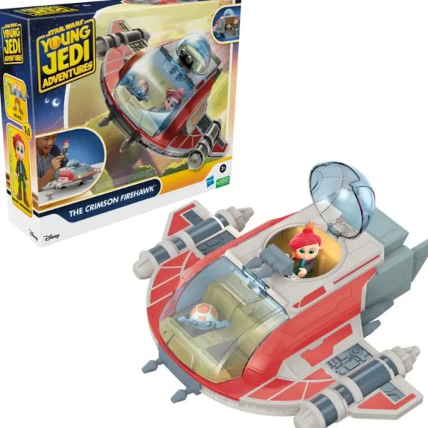 Hot Hasbro Nave The Crimson Firehawk E Action Figure, Giocattoli Di , Giocattoli Per Eta Prescolare (43 Cm) Mondi Immaginari