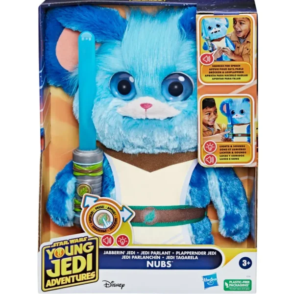 Hot Hasbro Young Jedi Adventures, Nubs Jedi Chiacchierone, Peluche Elettronico Di , Giocattoli Per Eta Prescolare Mondi Immaginari