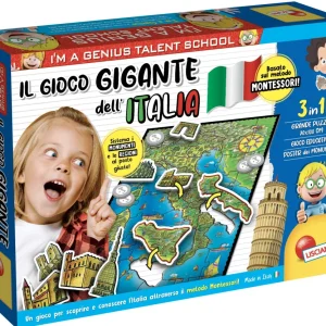 Shop I'M A Genius Il Gioco Gigante Dell'Italia Montessori Primi Apprendimenti