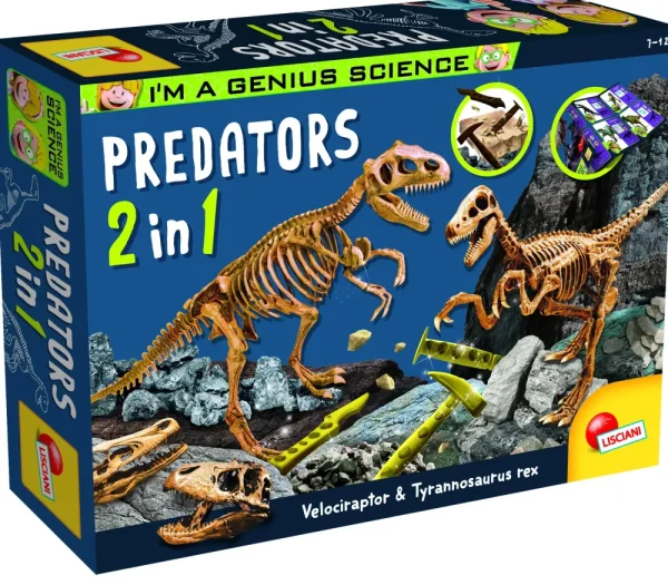 Hot I'M A Genius Predators 2 In 1 Giochi Scientifici