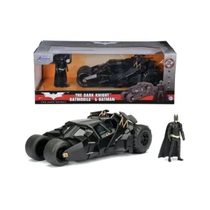 Store Jada Toys Batman The Dark Knight Batmobile In Scala 1:24 Con Personaggio Di Batman In Die Cast, + 8 Anni, 253215005 Modellini Veicoli In Scala