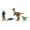 Fashion Jurassic Park Dott. Alan Grant Artiglio Tattico Set Di Personaggi Con 1 Action Figure, 2 Dinosauri E 6 Accessori Action Figures