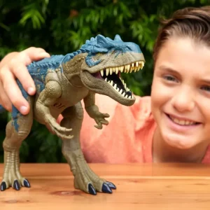 Outlet Allosauro Furia Selvaggia, Dinosauro Con Aculei Da Combattimento E Ruggito, Azione D'Attacco Con Il Collo E Morso Attivabili Con Il Pulsante Action Figures